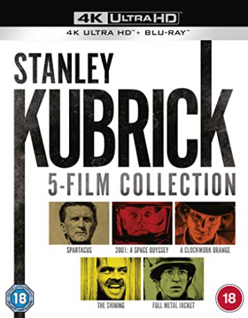 Kubrick Collection: Spartakus / 2001: Odyseja kosmiczna / Mechaniczna pomarańcza / Lśnienie / Full Metal Jacket [5xBlu-Ray 4K]+[5xBlu-Ray]