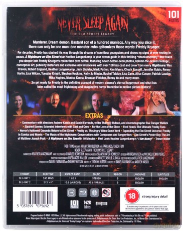Never Sleep Again: The Elm Street Legacy [Blu-Ray]