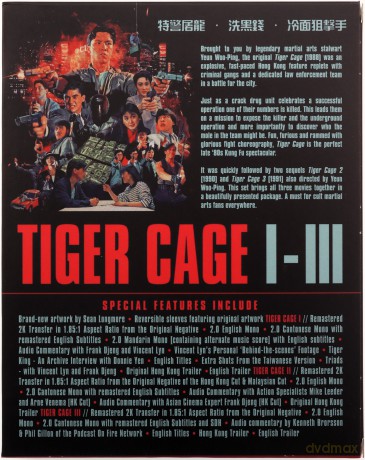 Tiger Cage Trilogy - Standard Edition [3xBlu-Ray]