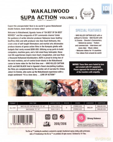Wakaliwood Supa Action Volume 1: Who Killed Captain Alex + Bad Black [Blu-Ray]