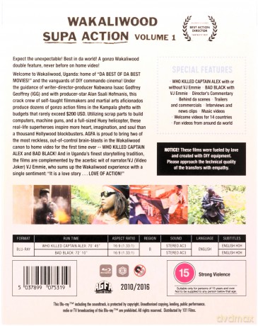 Wakaliwood Supa Action Volume 1: Who Killed Captain Alex + Bad Black [Blu-Ray]