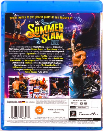 WWE: Summerslam 2022 [Blu-Ray]