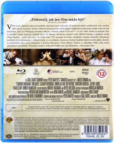 Amadeus (Amadeusz) [Blu-Ray]