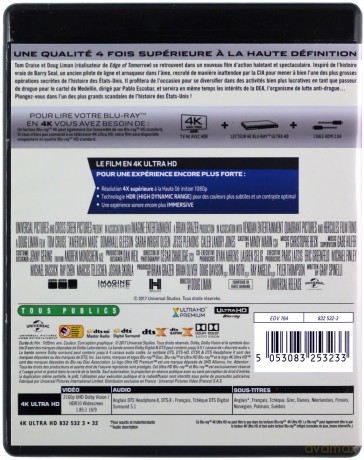 Barry Seal: Król przemytu [Blu-Ray 4K]+[Blu-Ray]