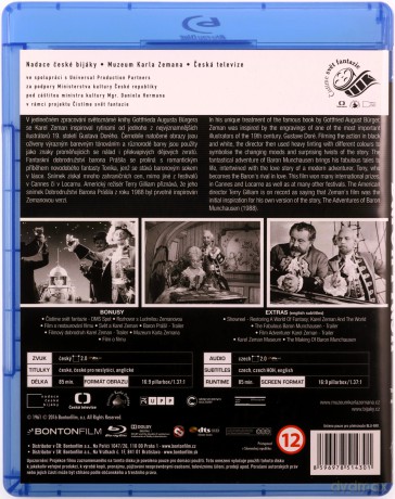 Baron Prášil (Przygody Münchhausena) [Blu-Ray]