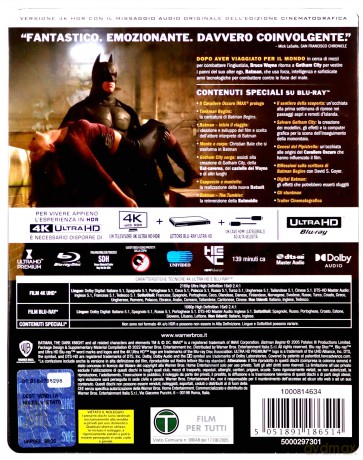 Batman Begins (Batman - Początek) [Blu-Ray 4K]+[Blu-Ray]