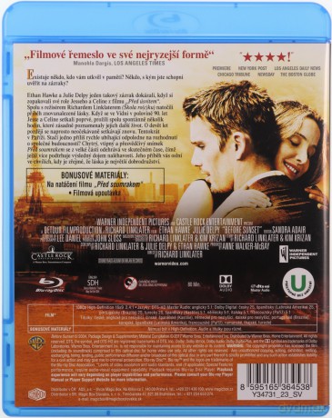 Before Sunset (Przed zachodem słońca) [Blu-Ray]
