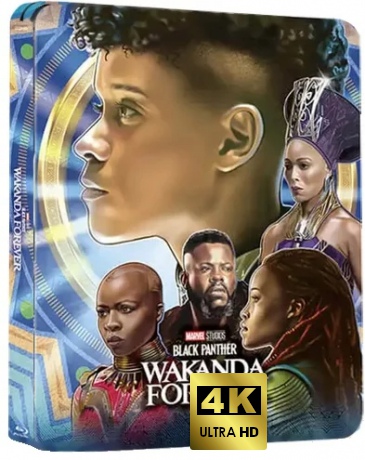 Black Panther: Wakanda Forever (Czarna Pantera: Wakanda w moim sercu) (steelbook) [Blu-Ray 4K]+[Blu-Ray]