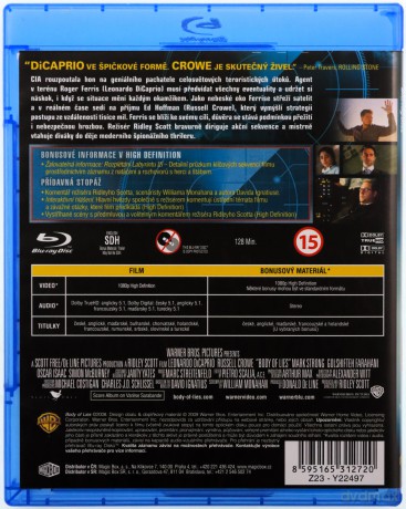 Body of Lies (W sieci kłamstw) [Blu-Ray]