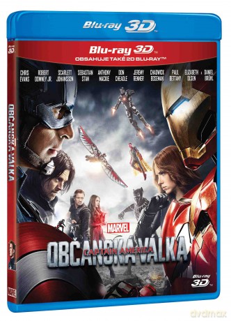 Captain America: Civil War (Kapitan Ameryka: Wojna Bohaterów) [Blu-Ray 3D]+[Blu-Ray]