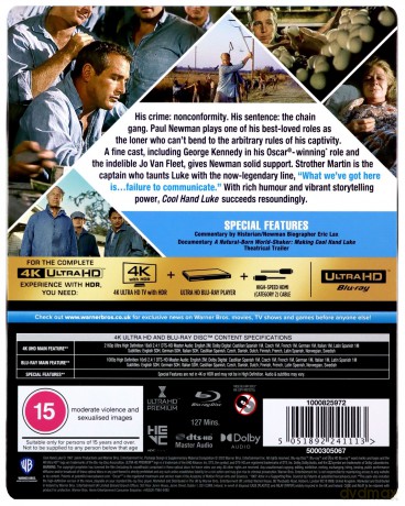 Cool Hand Luke (Nieugięty Luke) (steelbook) [Blu-Ray 4K]+[Blu-Ray]