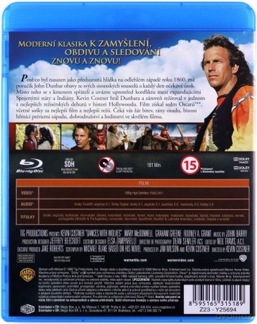 Dances with Wolves (Tańczący z wilkami) [Blu-Ray]