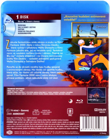 Fantasia 2000 (Fantazja 2000) [Blu-Ray]