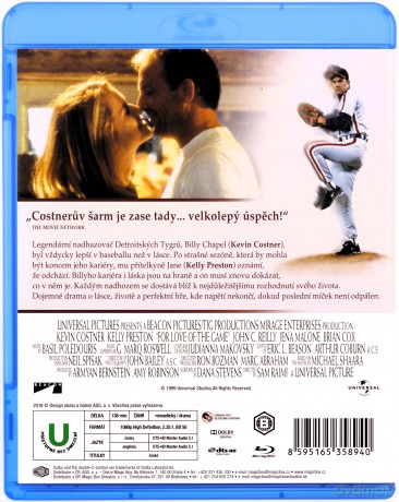 For Love of the Game (Gra o miłość) [Blu-Ray]