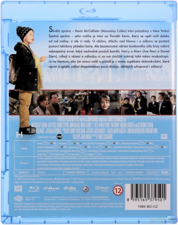 Home Alone 2: Lost in New York (Kevin sam w Nowym Jorku) [Blu-Ray]