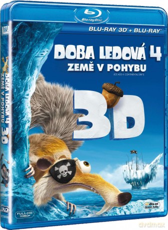 Ice Age: Continental Drift (Epoka Lodowcowa 4: Wędrówka kontynentów) [Blu-Ray 3D]+[Blu-Ray]
