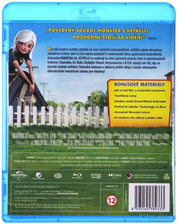 Potwory kontra Obcy [Blu-Ray]