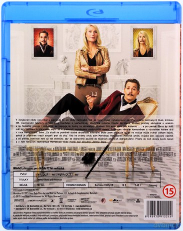 Mortdecai (Bezwstydny Mortdecai) [Blu-Ray]