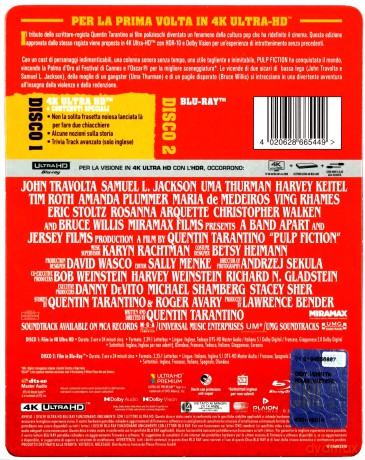 Pulp Fiction [Blu-Ray 4K]+[Blu-Ray]
