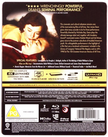 Buntownik bez powodu (steelbook) [Blu-Ray 4K]+[Blu-Ray]
