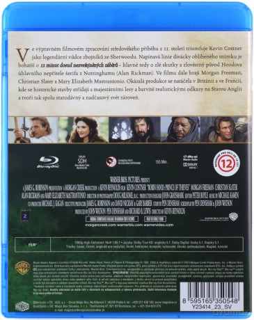 Robin Hood: Prince of Thieves (Robin Hood: Książę złodziei) [Blu-Ray]