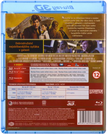 Solo: A Star Wars Story (Han Solo. Gwiezdne wojny - historie) [Blu-Ray 3D]+[Blu-Ray]
