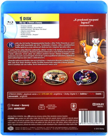 The AristoCats (Aryskotraci) [Blu-Ray]