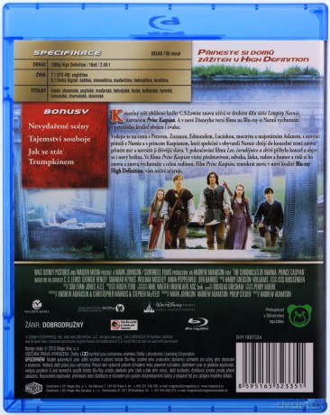 The Chronicles of Narnia: Prince Caspian (Opowieści z Narnii: Książę Kaspian) [Blu-Ray]