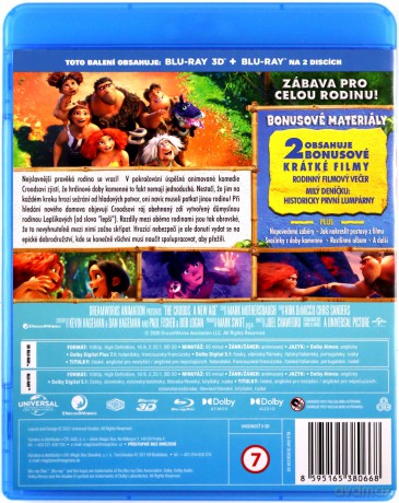 The Croods: A New Age (Krudowie 2: Nowa era) [Blu-Ray 3D]+[Blu-Ray]
