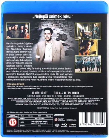 The Pianist (Pianista) [Blu-Ray]