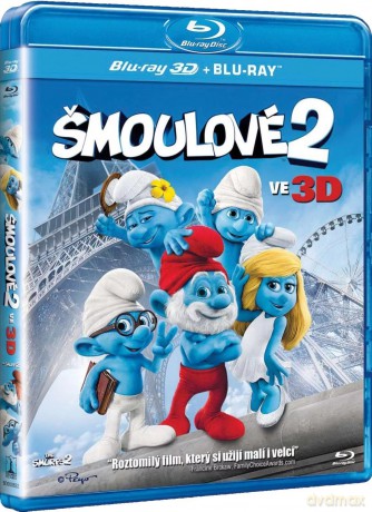 The Smurfs 2 (Smerfy 2) [Blu-Ray 3D]+[Blu-Ray]