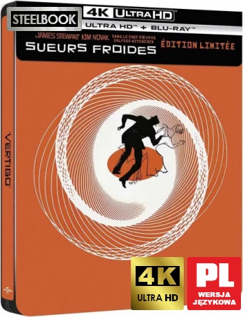 Vertigo (Nie patrz w dół) (steelbook) [Blu-Ray 4K]+[Blu-Ray]
