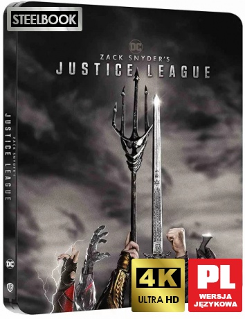 Zack Snyder's Justice League (Liga Sprawiedliwości Zacka Snydera) (steelbook) [Blu-Ray 4K]+[Blu-Ray]