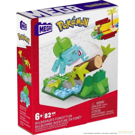 Zestaw konstrukcyjny Pokemon Leśna zabawa Bulbasaura [KLOCKI]