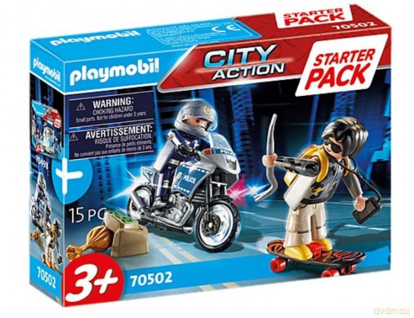 Zestaw z figurkami City Action 70502 Starter Pack Policja - zestaw dodatkowy
