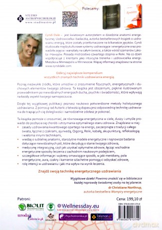 Biblia energetycznej anatomii człowieka. Holistyczne vademecum skutecznych technik uzdrawiania energią - Cyndi Dale [KSIĄŻKA]