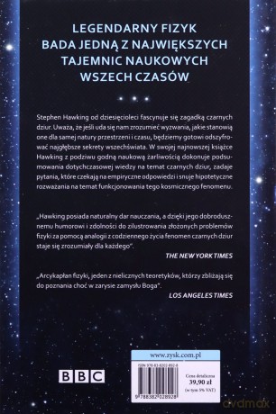 Czarne dziury - Stephen Hawking [KSIĄŻKA]