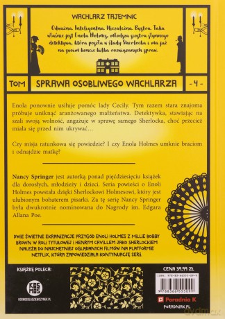 Enola Holmes. Sprawa osobliwego wachlarza - Nancy Springer [KSIĄŻKA]