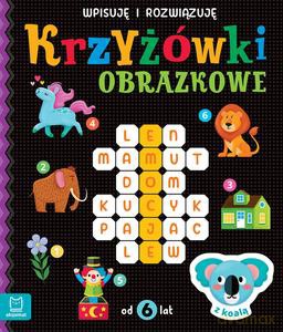 Krzyżówki obrazkowe z koalą. Od 6 lat. Wpisuję i rozwiązuję - Beata Karlik [KSIĄŻKA]