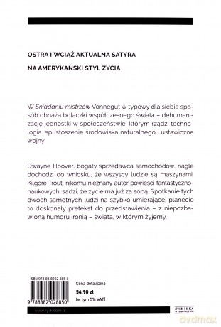 Śniadanie mistrzów - Kurt Vonnegut [KSIĄŻKA]