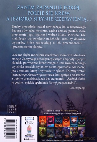 Wojownicy Nowa przepowiednia. Zachód słońca - Erin Hunter [KSIĄŻKA]