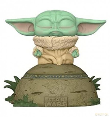 Funko POP! Deluxe: Star Wars The Mandalorian S7 - The Child Using the Force [FIGURKA]