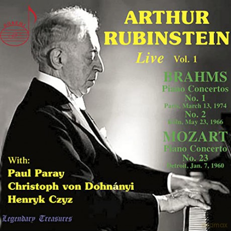 Johannes Brahms: Arthur Rubinstein - Legendary Treasures Live Vol.1 [2CD]