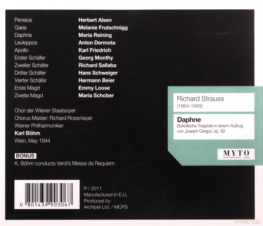 Richard Strauss: Daphne [CD]