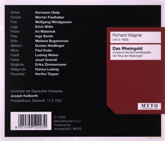 Richard Wagner: Das Rheingold [2CD]
