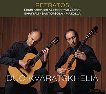 Astor Piazzolla: Duo Kvaratskhelia - Retrados (Sudamerikanische Musik fur 2 Gitarren) [CD]