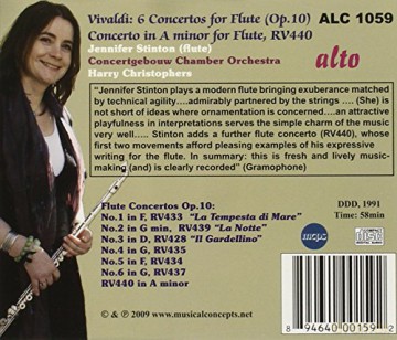 Antonio Vivaldi: Flutenkonzerte op.10 Nr.1-6 [CD]