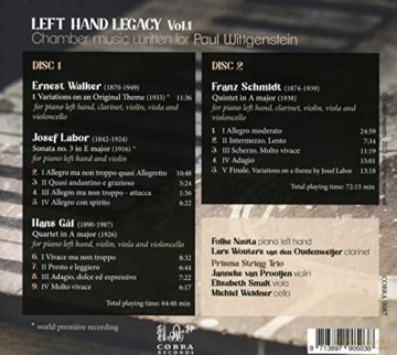 Ernest Walker: Left Hand Legacy Vol.1 [CD]