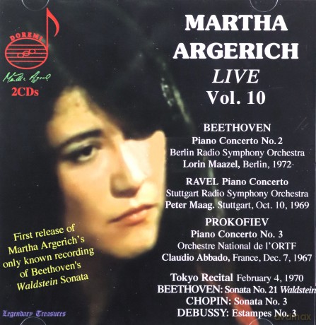 Ludwig van Beethoven: Martha Argerich - Legendary Treasures Vol.10 [2CD]