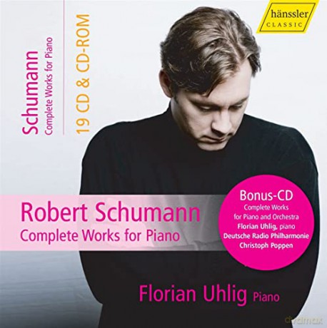 Robert Schumann: Semtliche Klavierwerke (Florian Uhlig) [19CD]